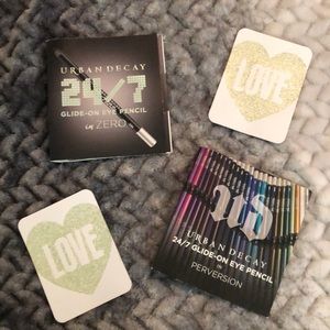Urban Decay 24/7 Glide-On Eye Pencils in Zero and Perversion